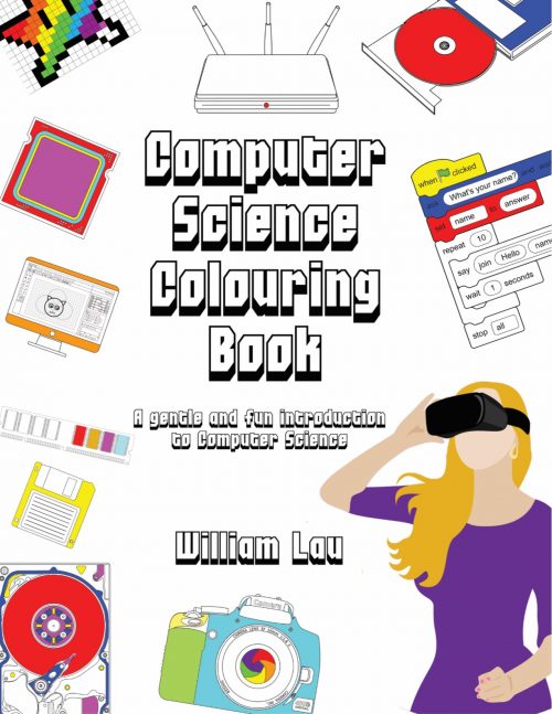 Comp Sci Colouring Book Cover